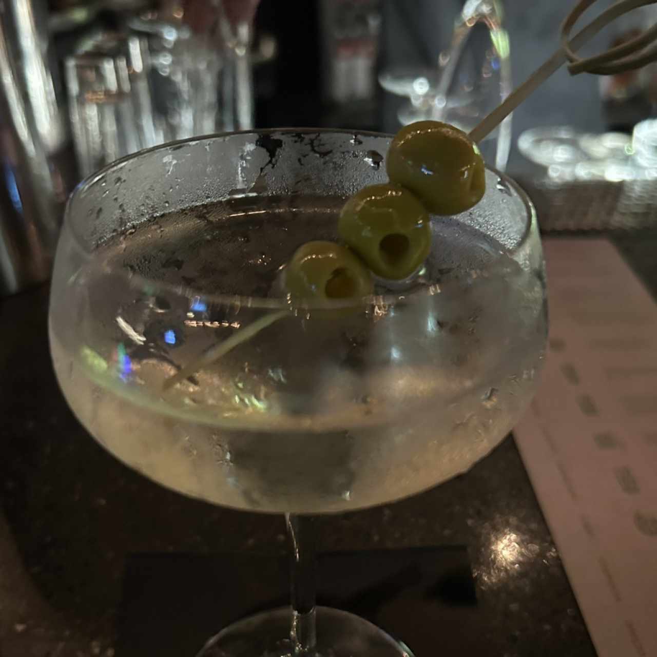 Dirty martini