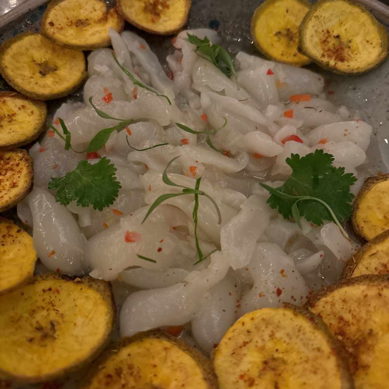 Ceviche de Mamón chino (Vegano)