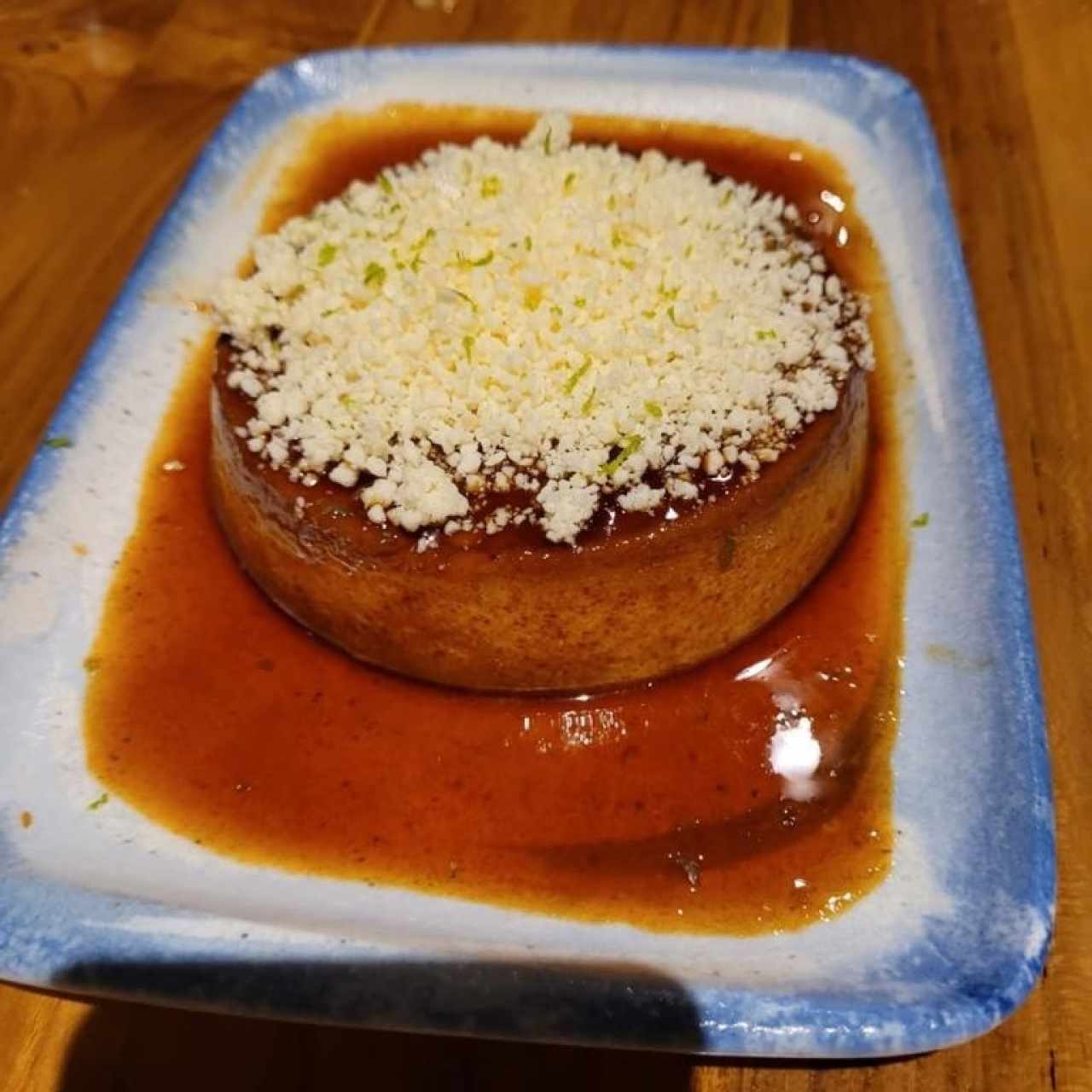 FLAN DE CAFÉ CON QUESO BLANCO