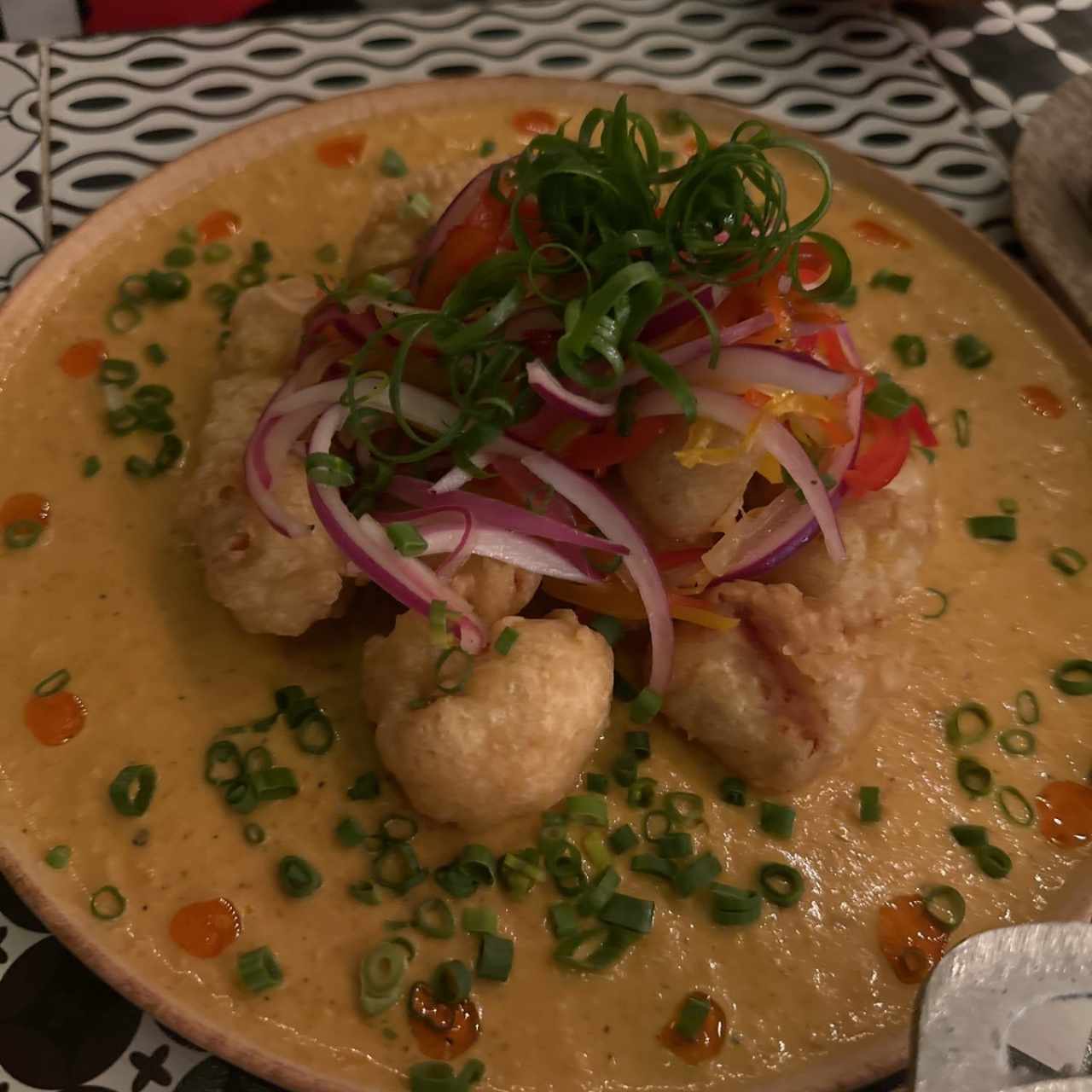 Pescado frito afro
