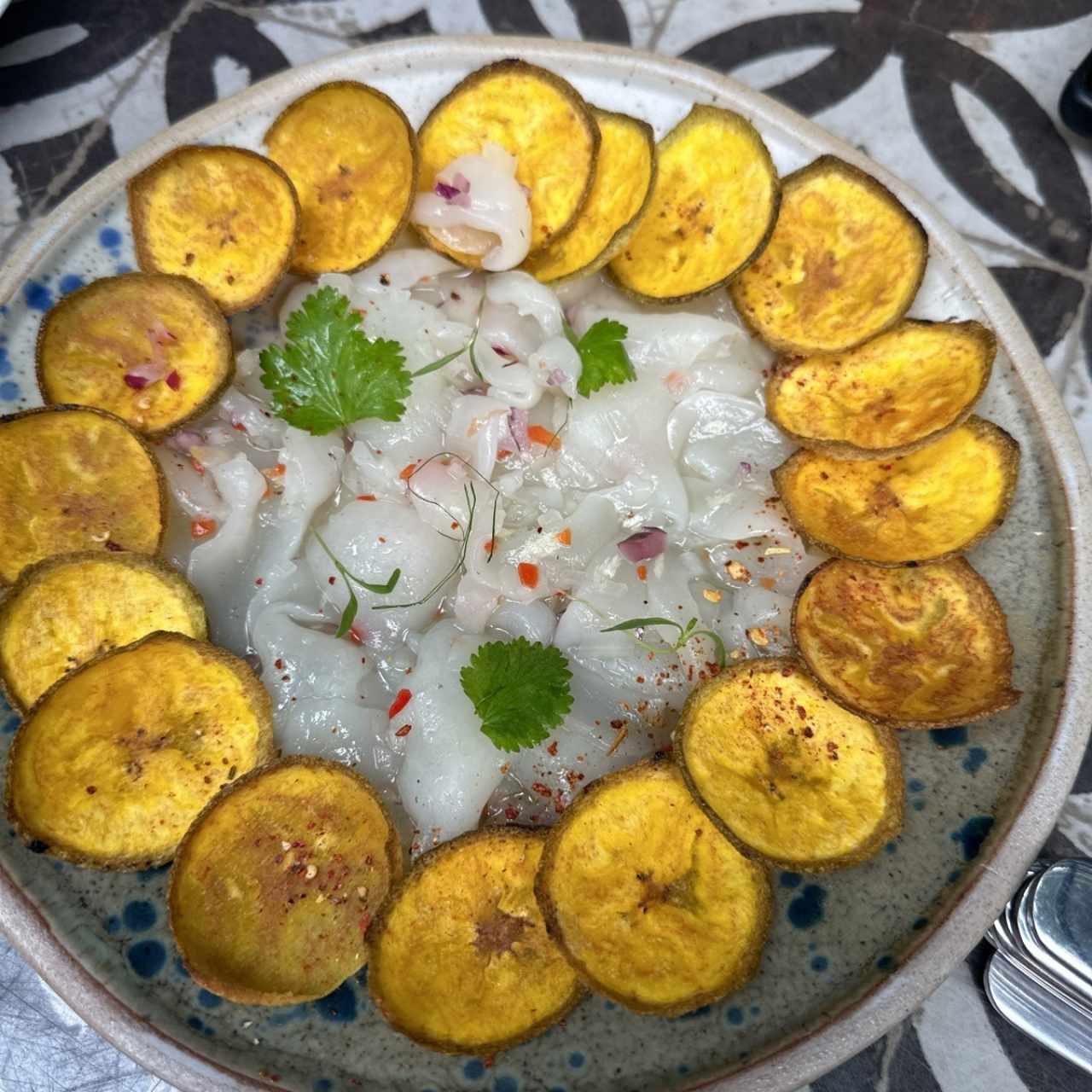 Ceviche de Mamón chino (Vegano)