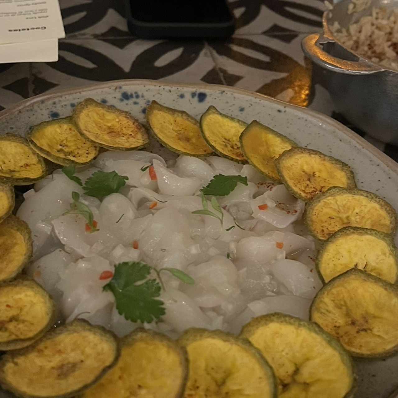 Ceviche de Mamón chino (Vegano)