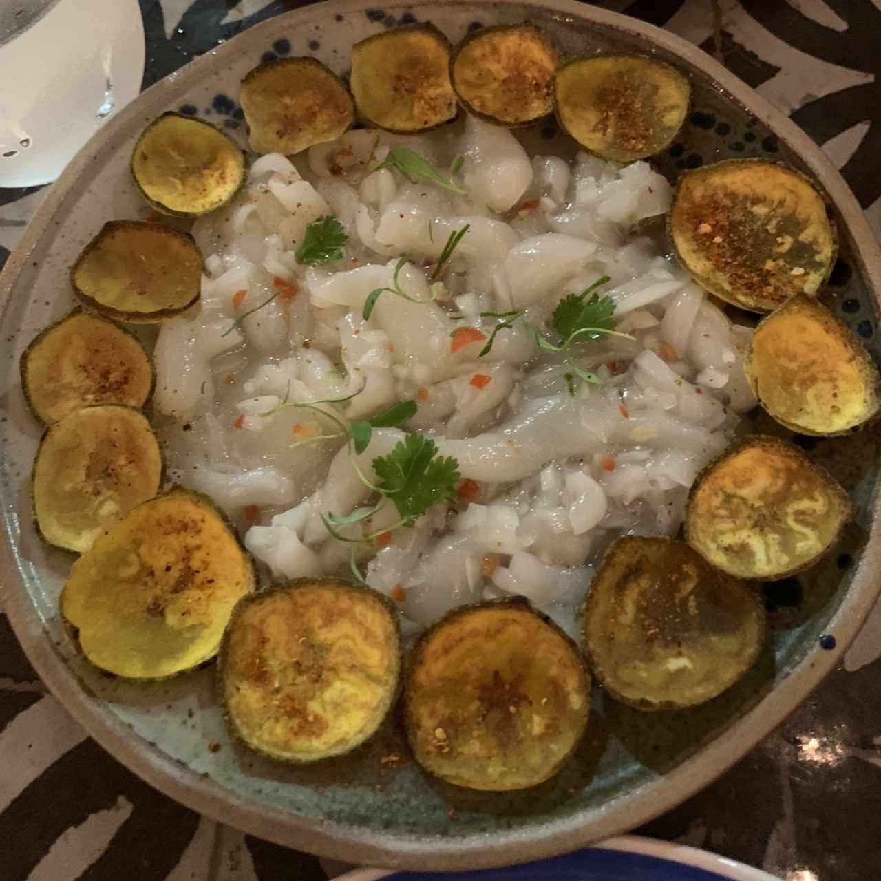 Ceviche de Mamón chino (Vegano)