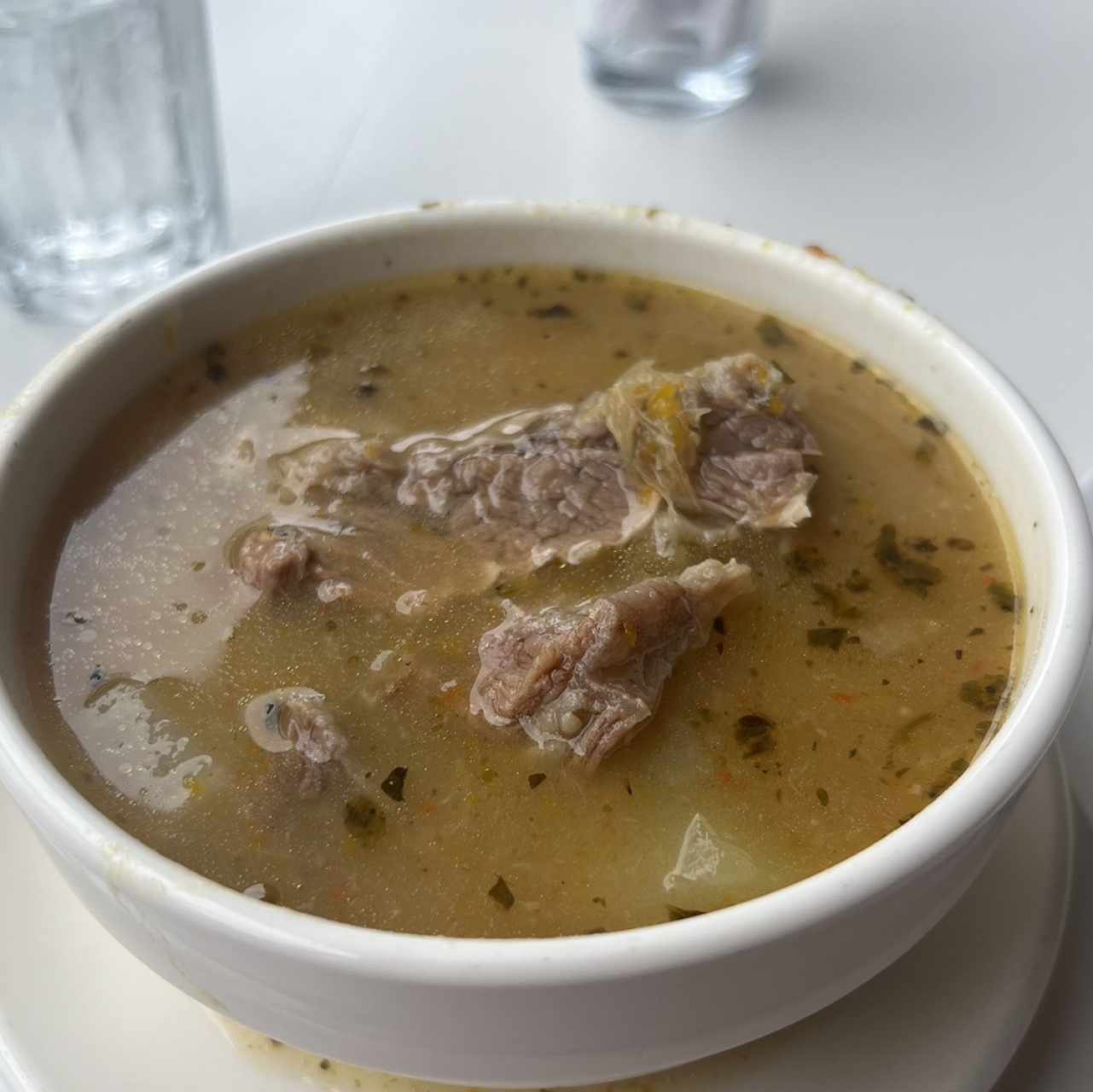 Sopa de carne 