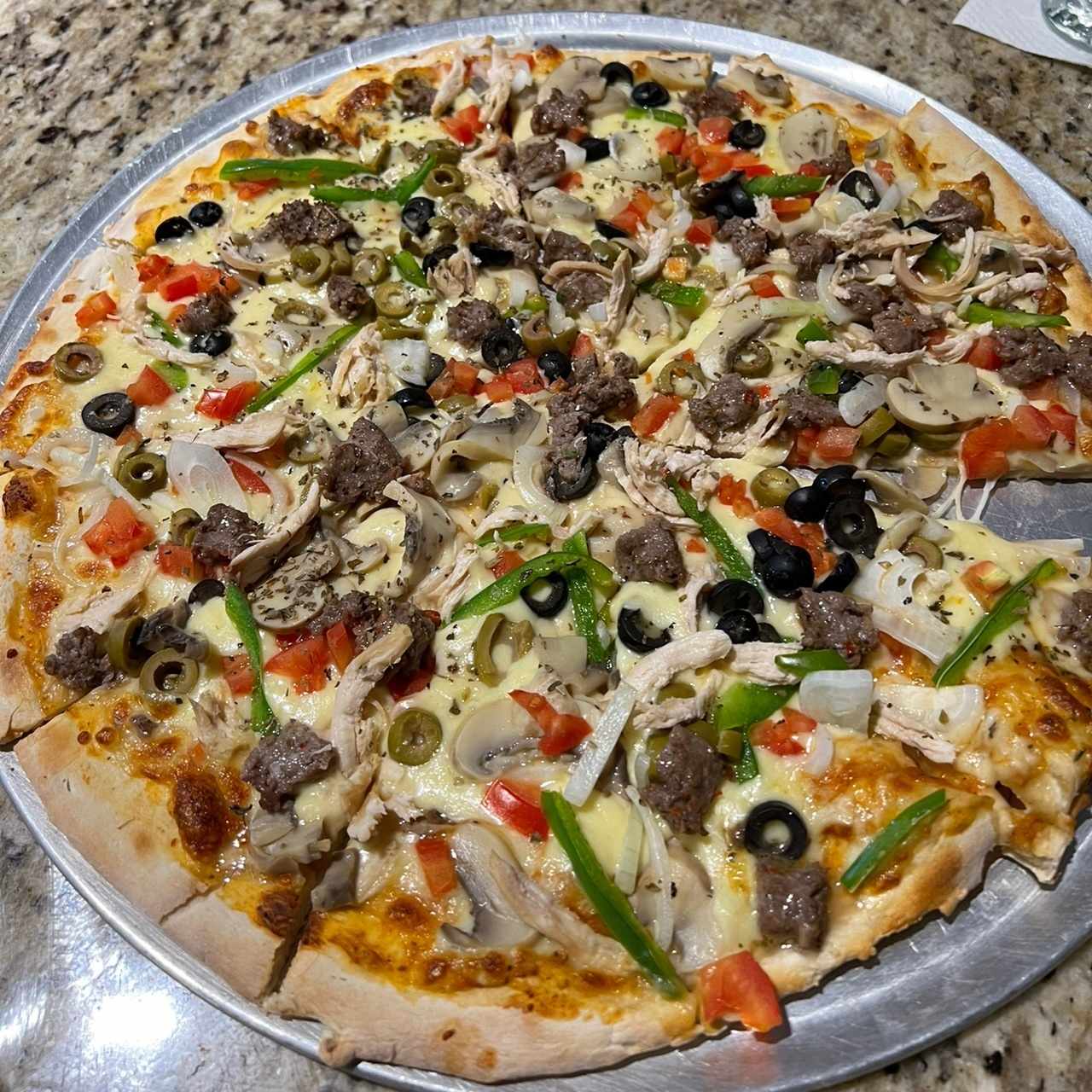 Pizza de combinación