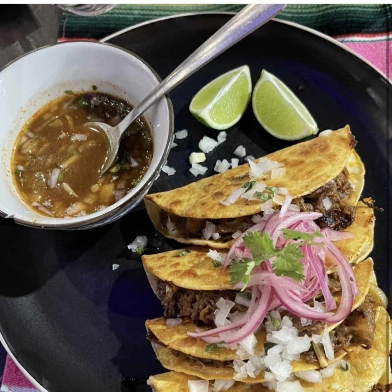 Tacos de Birria de Res