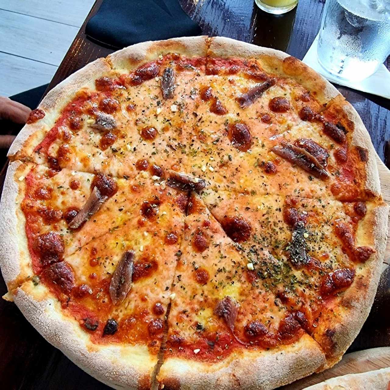 Pizza Barcini (con anchoas)