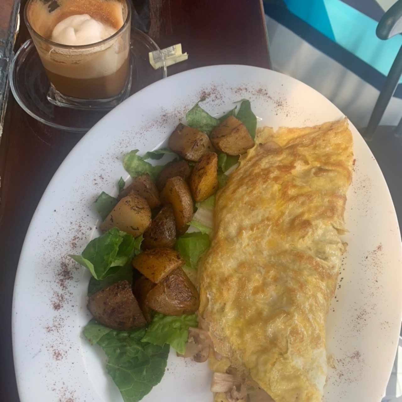 Desayunos salados - western omelet