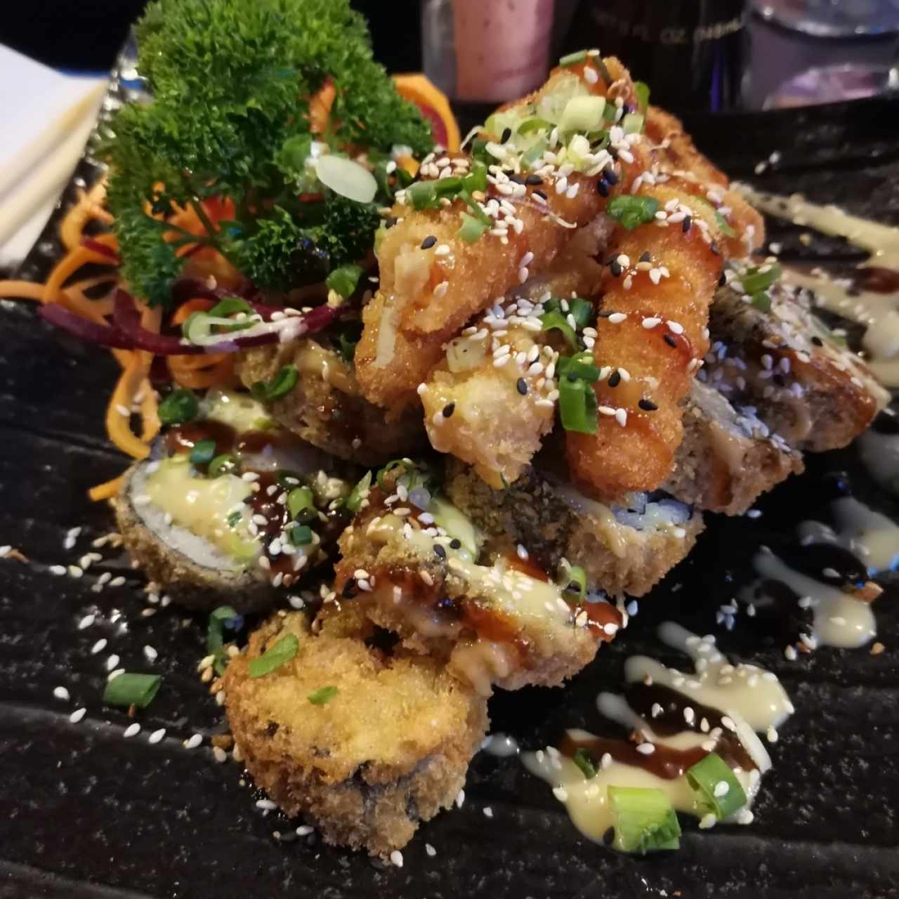Sushi tempurizado