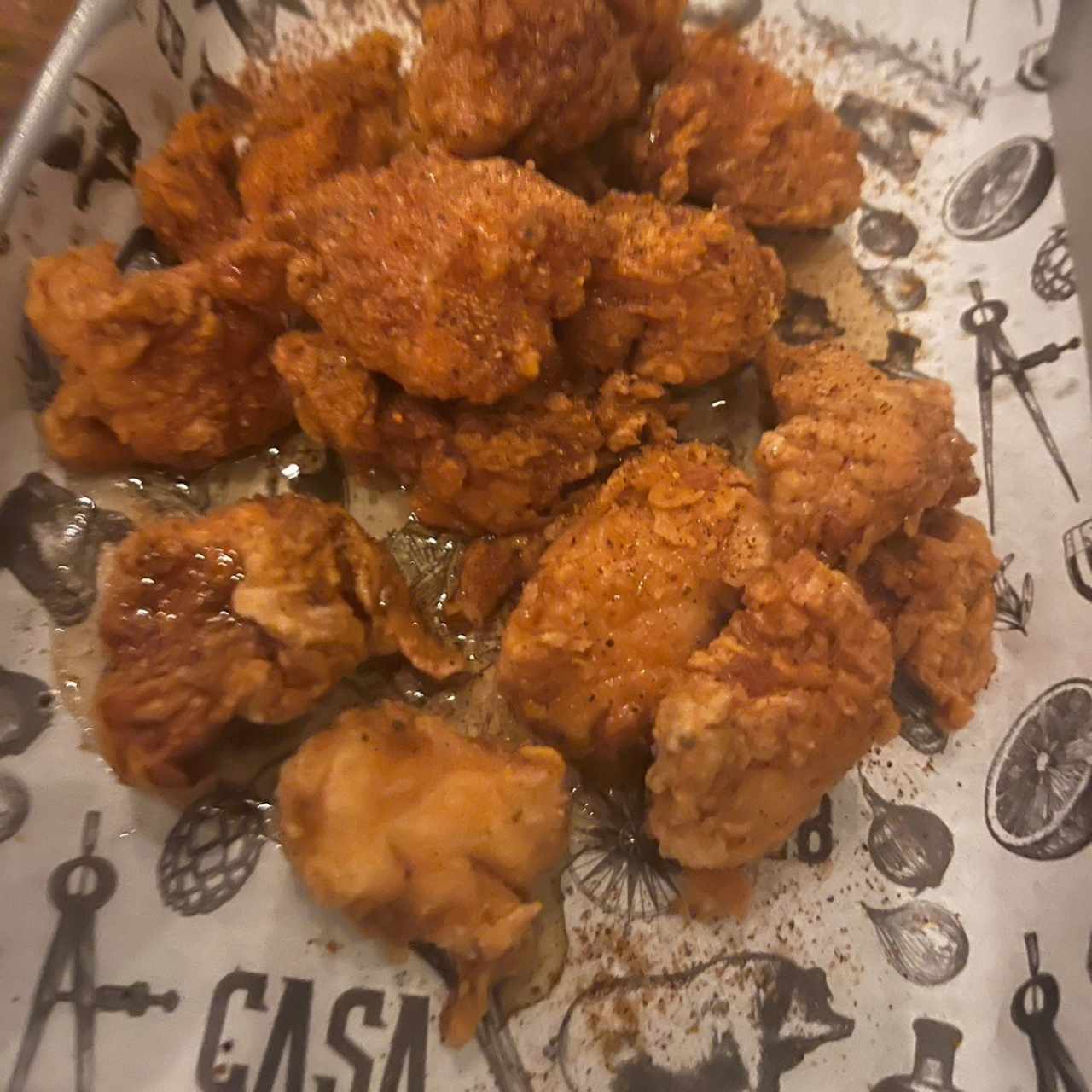 Honey fried chicken 