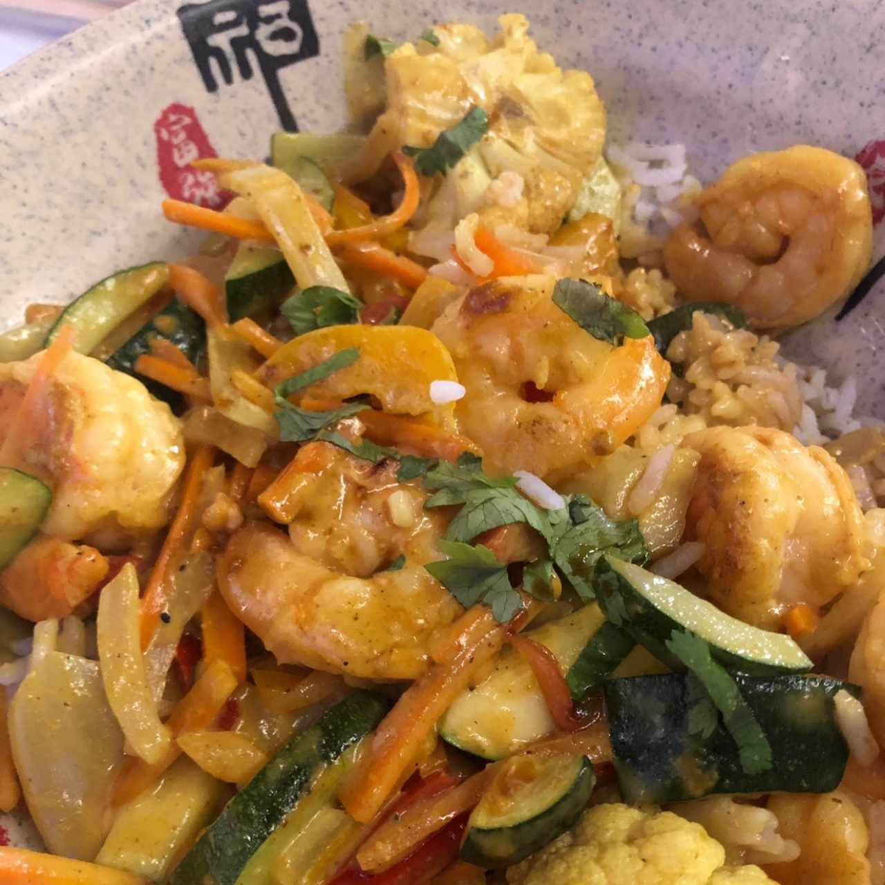 Tokio Bowls - Camarones al Curry