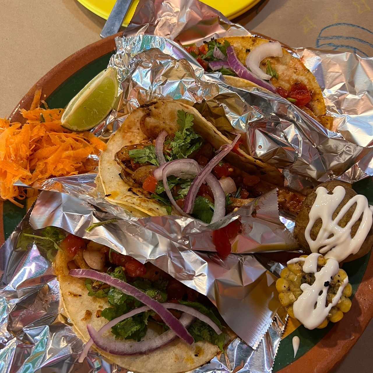 Tacos Dorados con Pollo