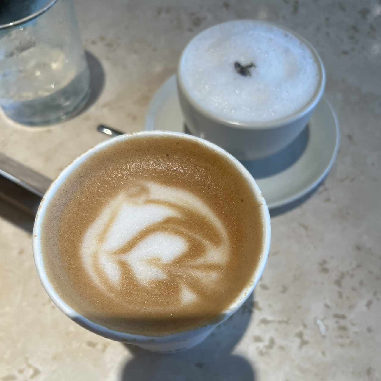 Cappuccino y lavanda Latte