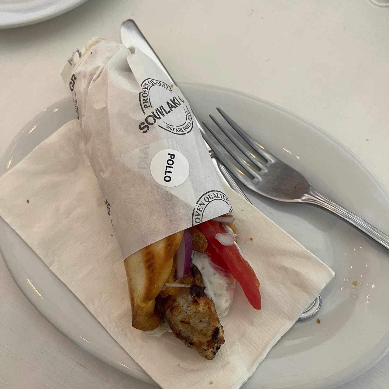 Gyro de pollo 