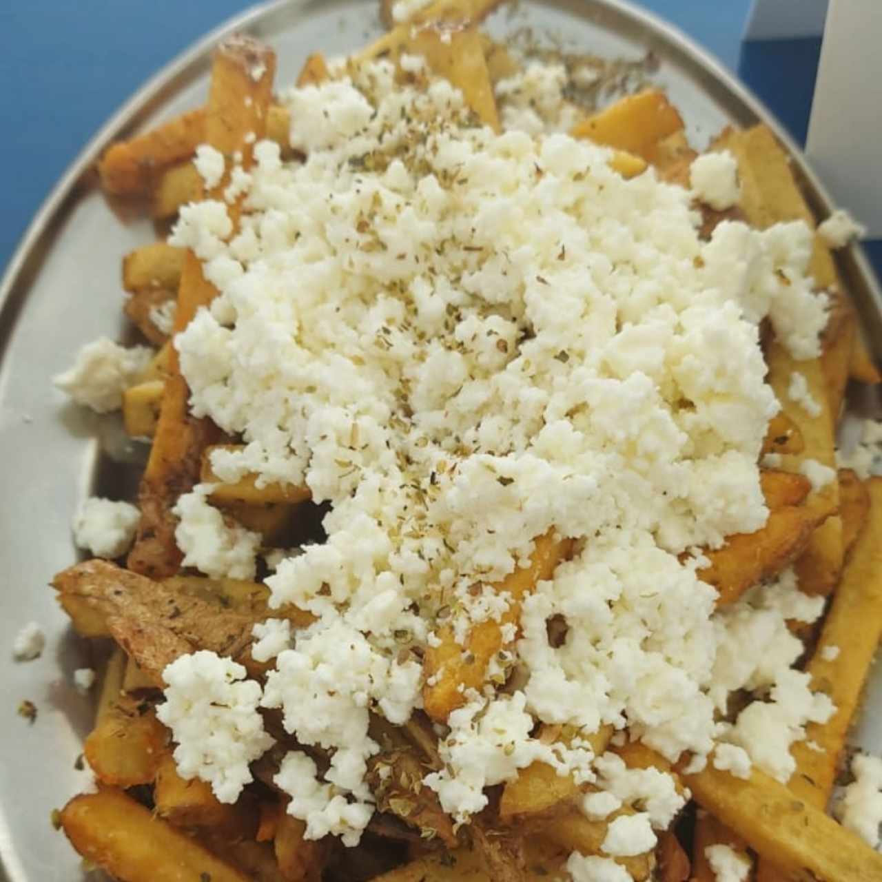 Papas con feta