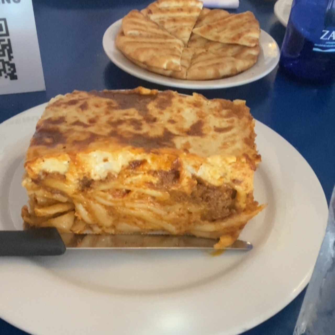 Pastitsio - cacerola de pasta con carne molida