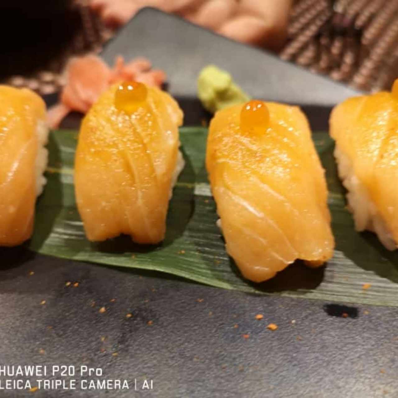 Sashimi salmón 
