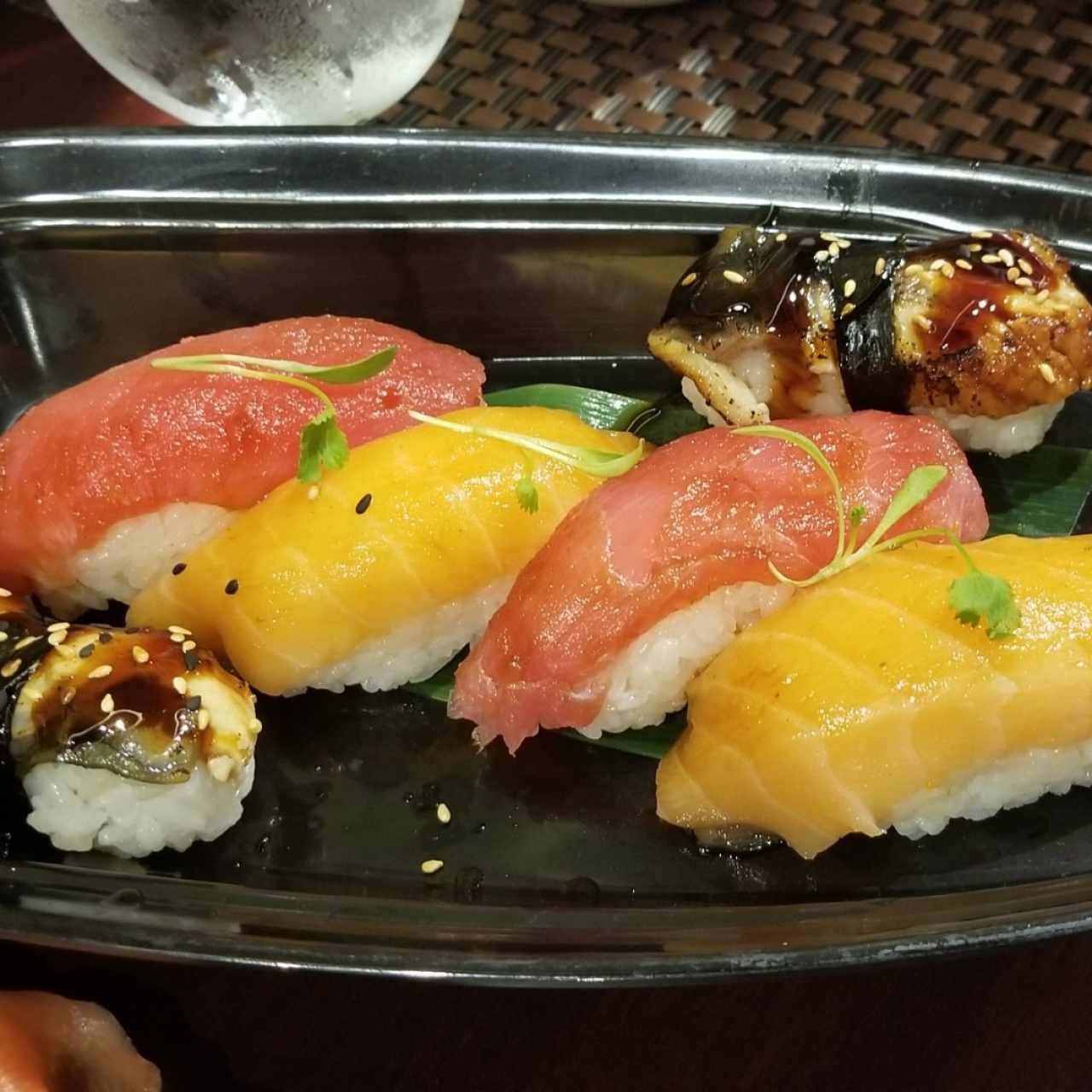nigiri - salmon, tuna, eel