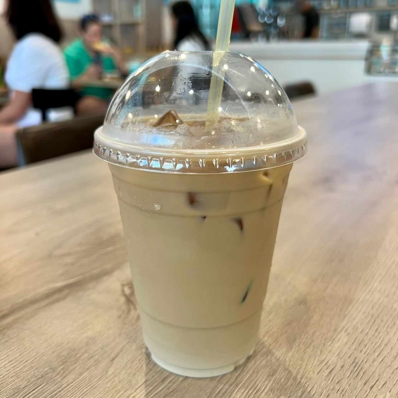 Iced coffee latte