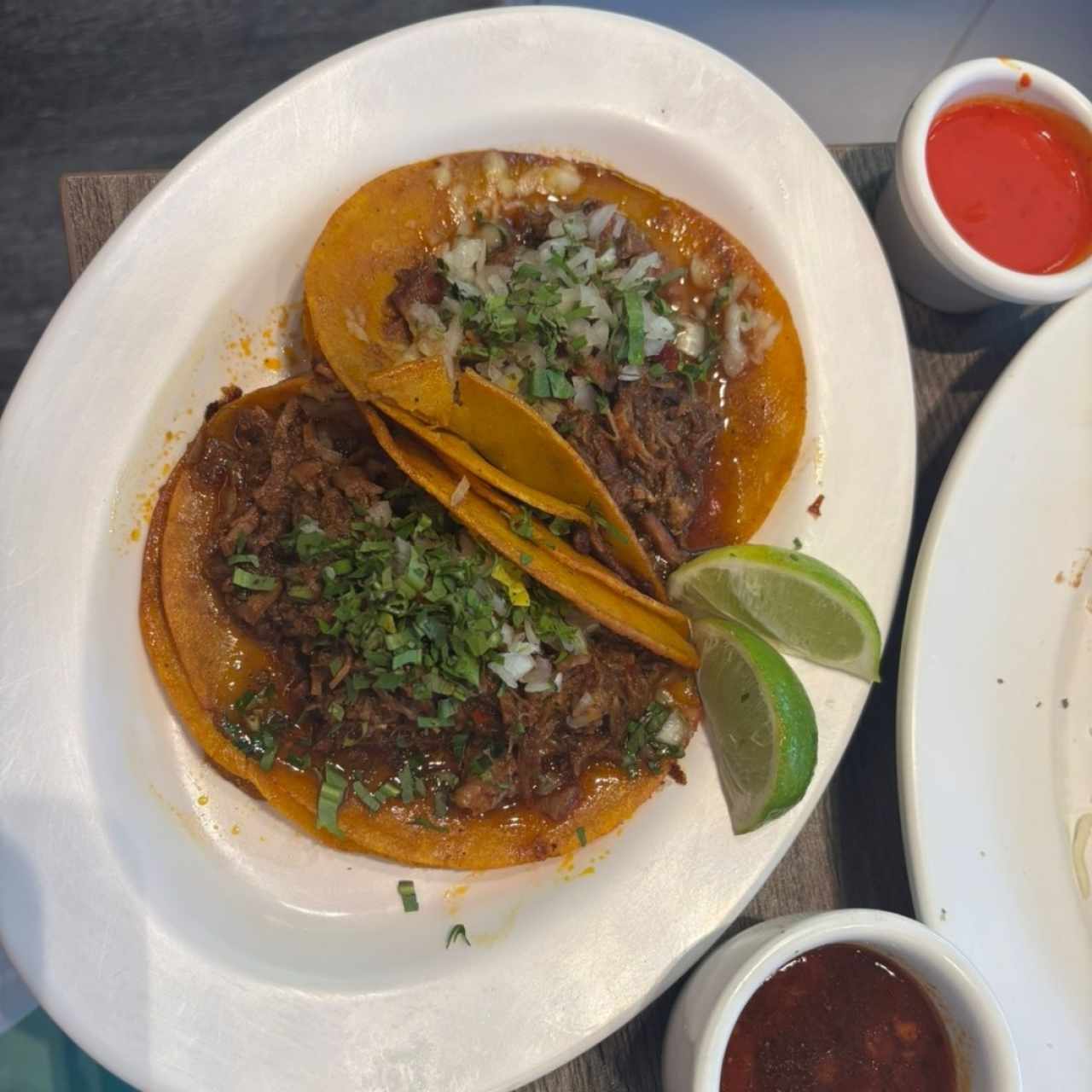 Orden de tacos de birria