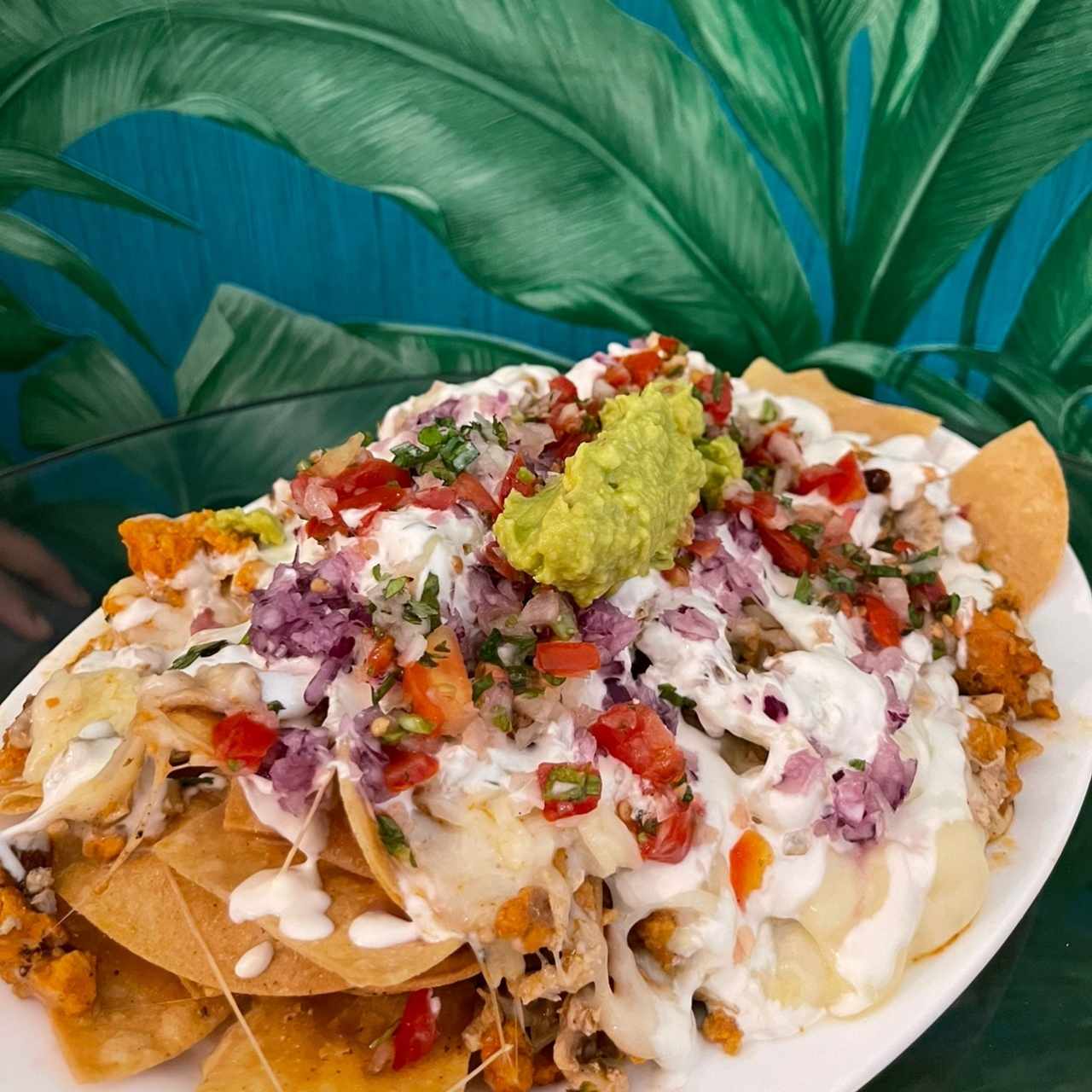 Nachos Premium: de pollo y chorizo