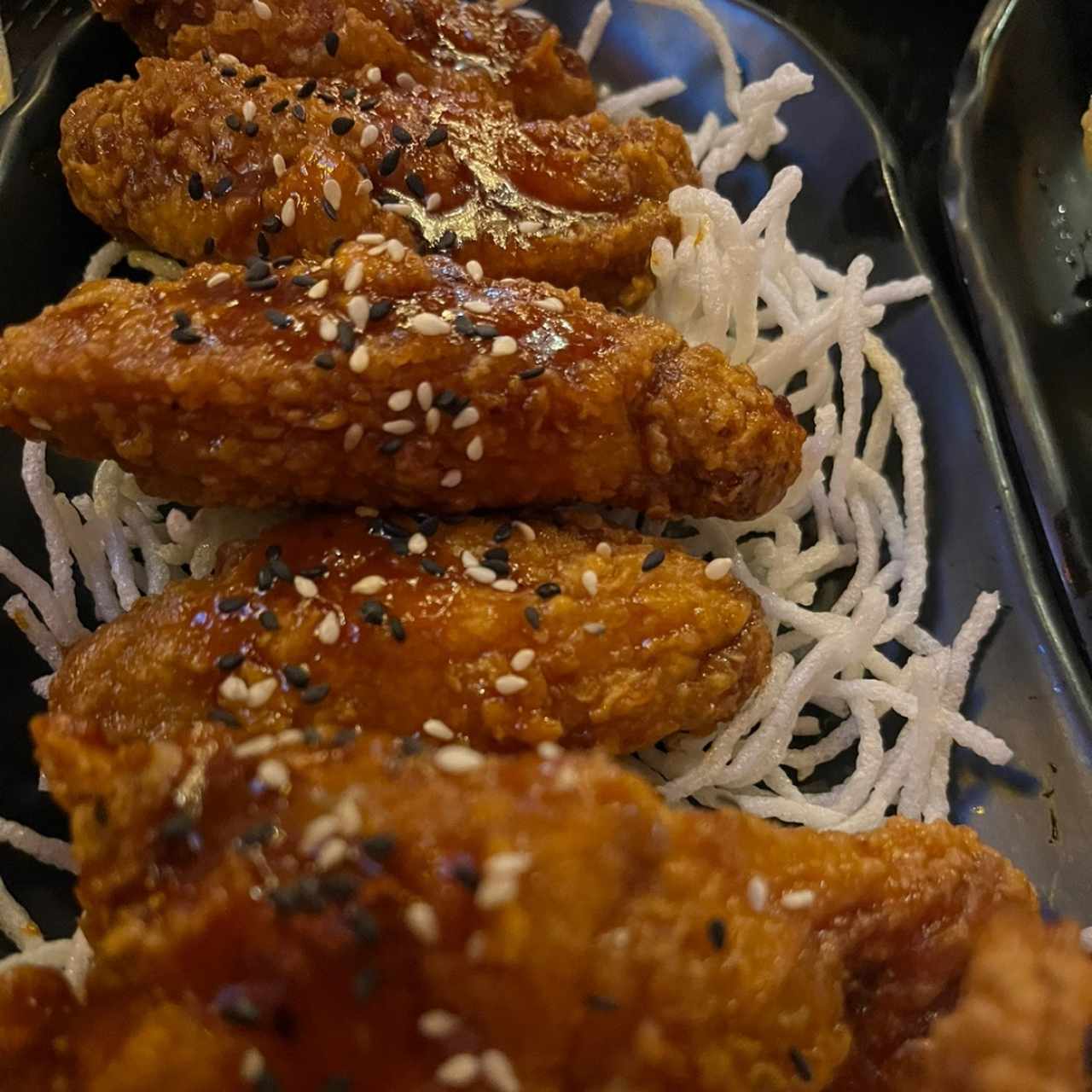 Alitas de Pollo Estilo Coreano