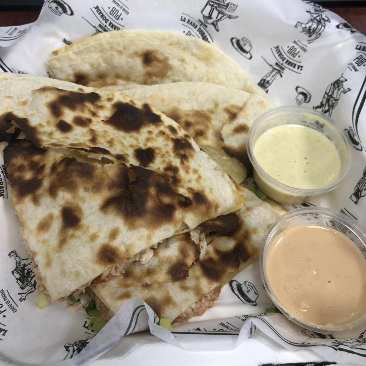 Quesadillas de pollo