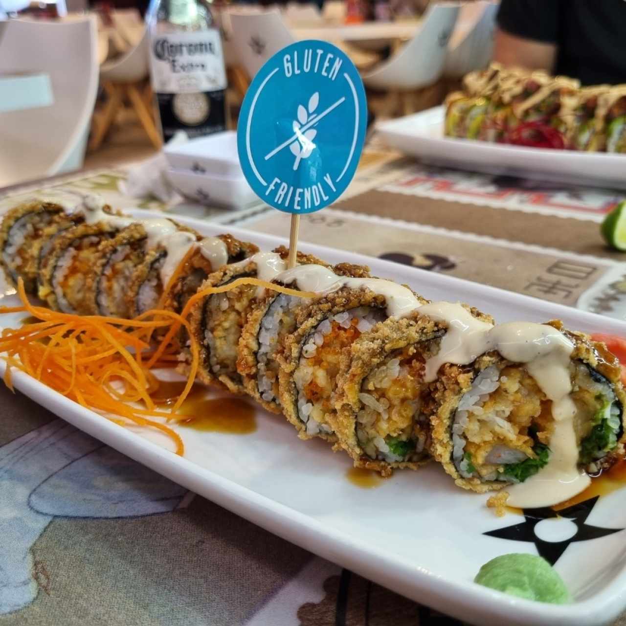 Sushi opción gluten friendly 