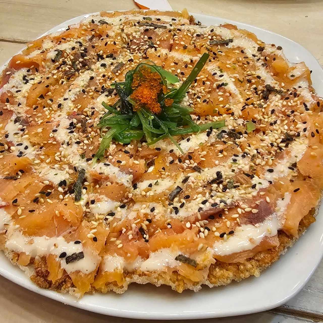Pizza de Salmón Ahumado