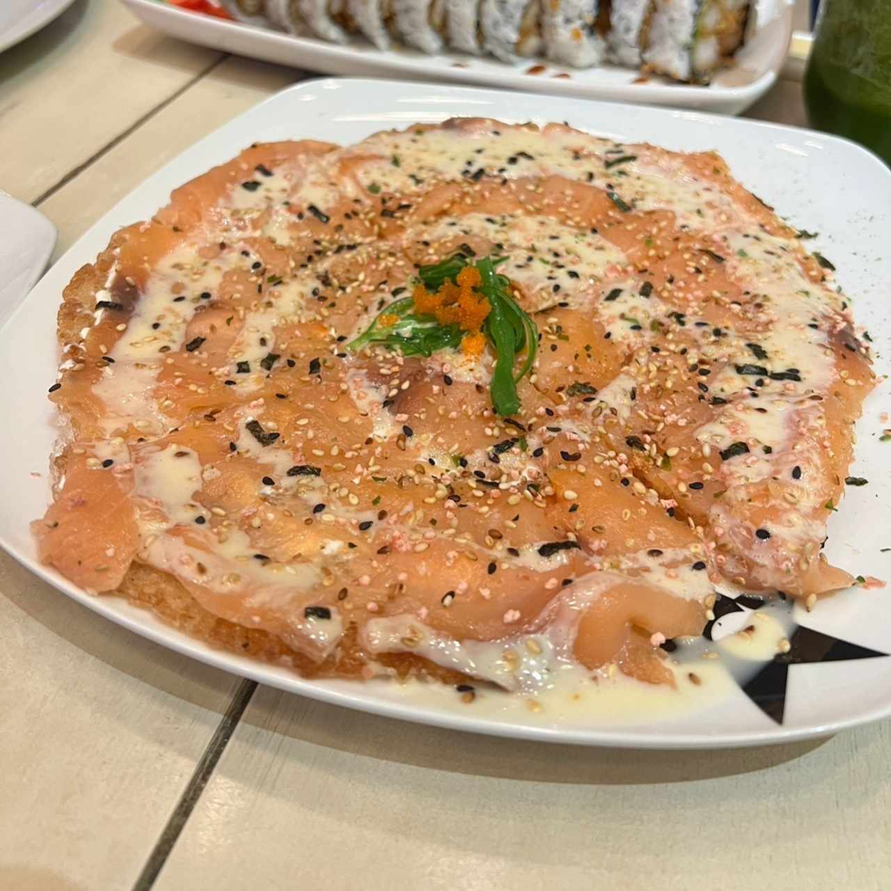 Pizza salmon ahumado 