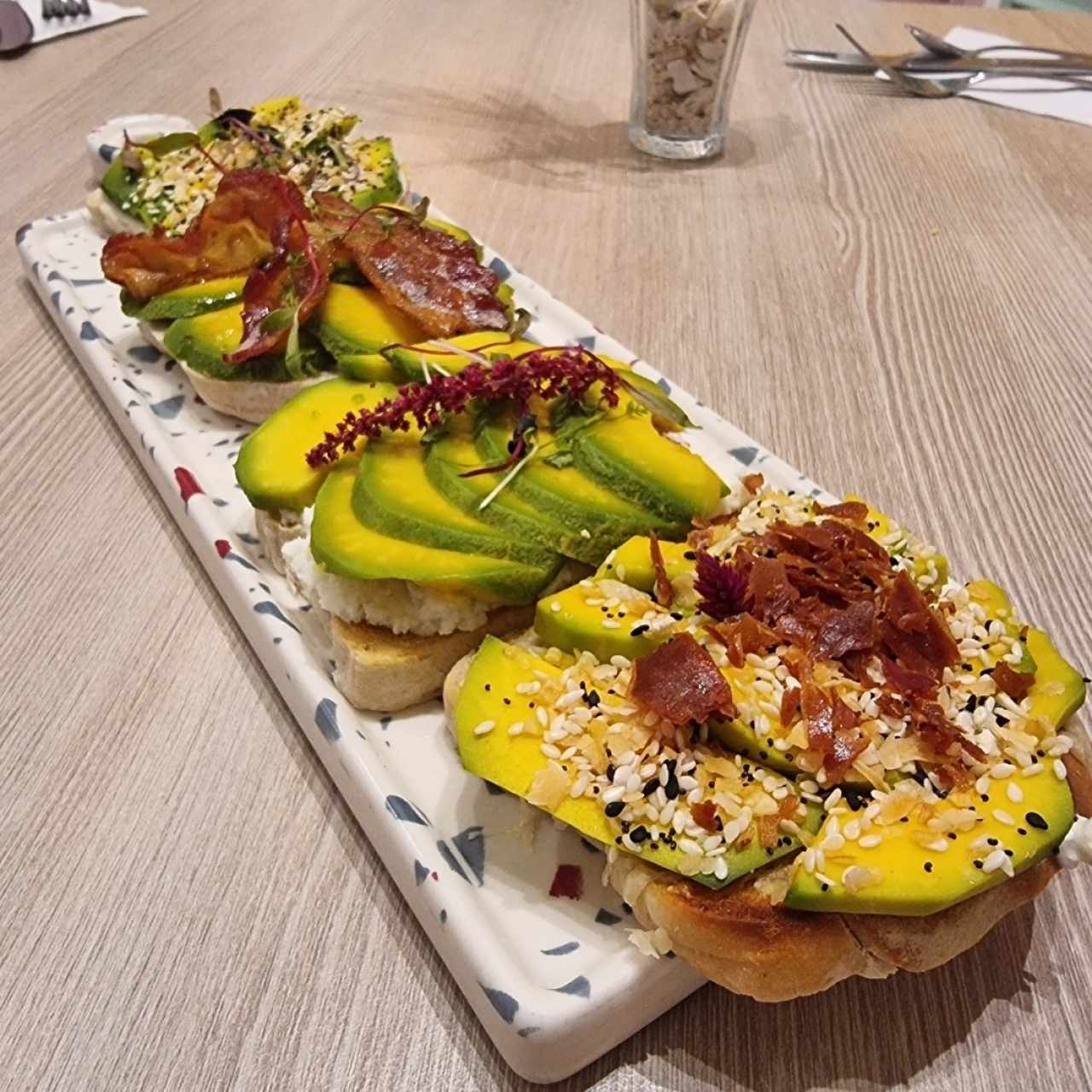 avocado toast flight