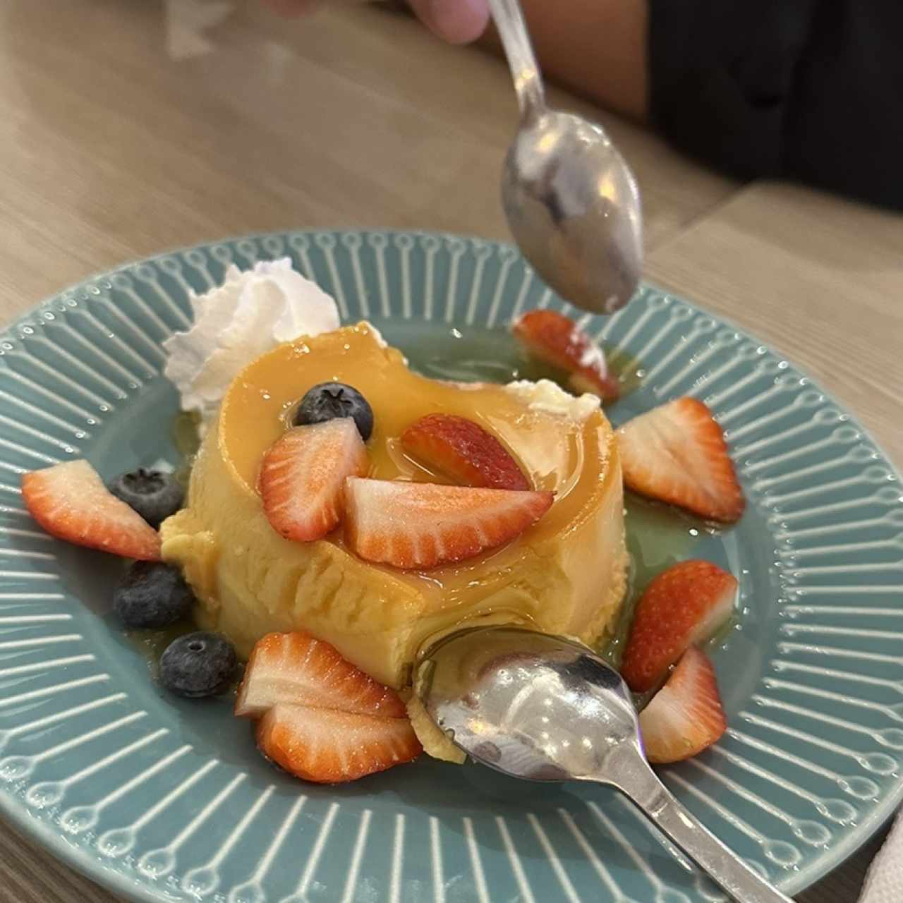 Flan de caramelo 