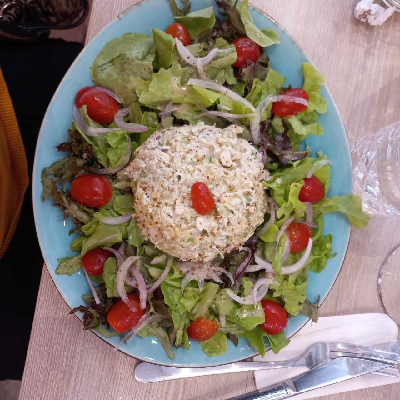 ensalada con pollo