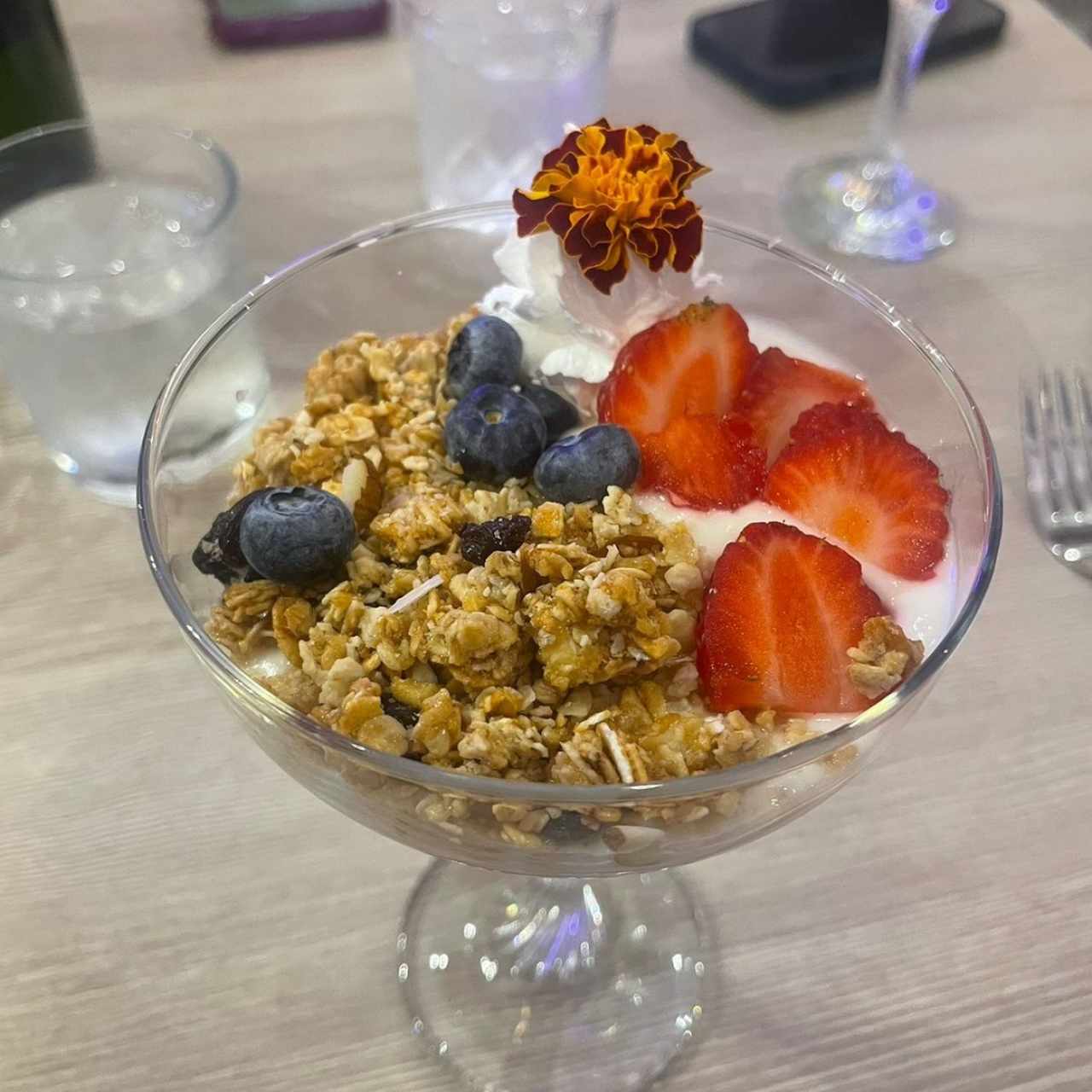 Entradas - Yogurt Parfait