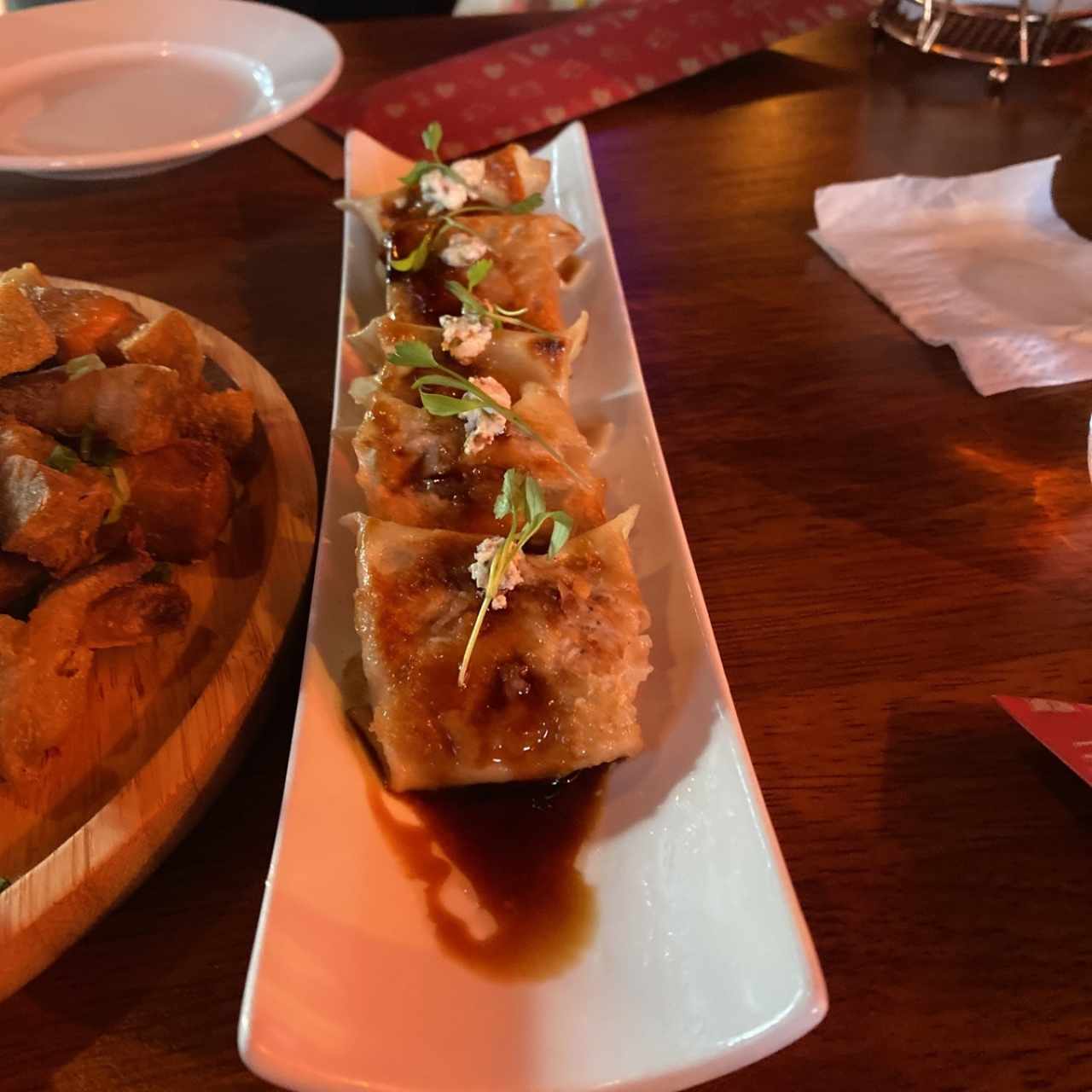 Dumpling de pork belly