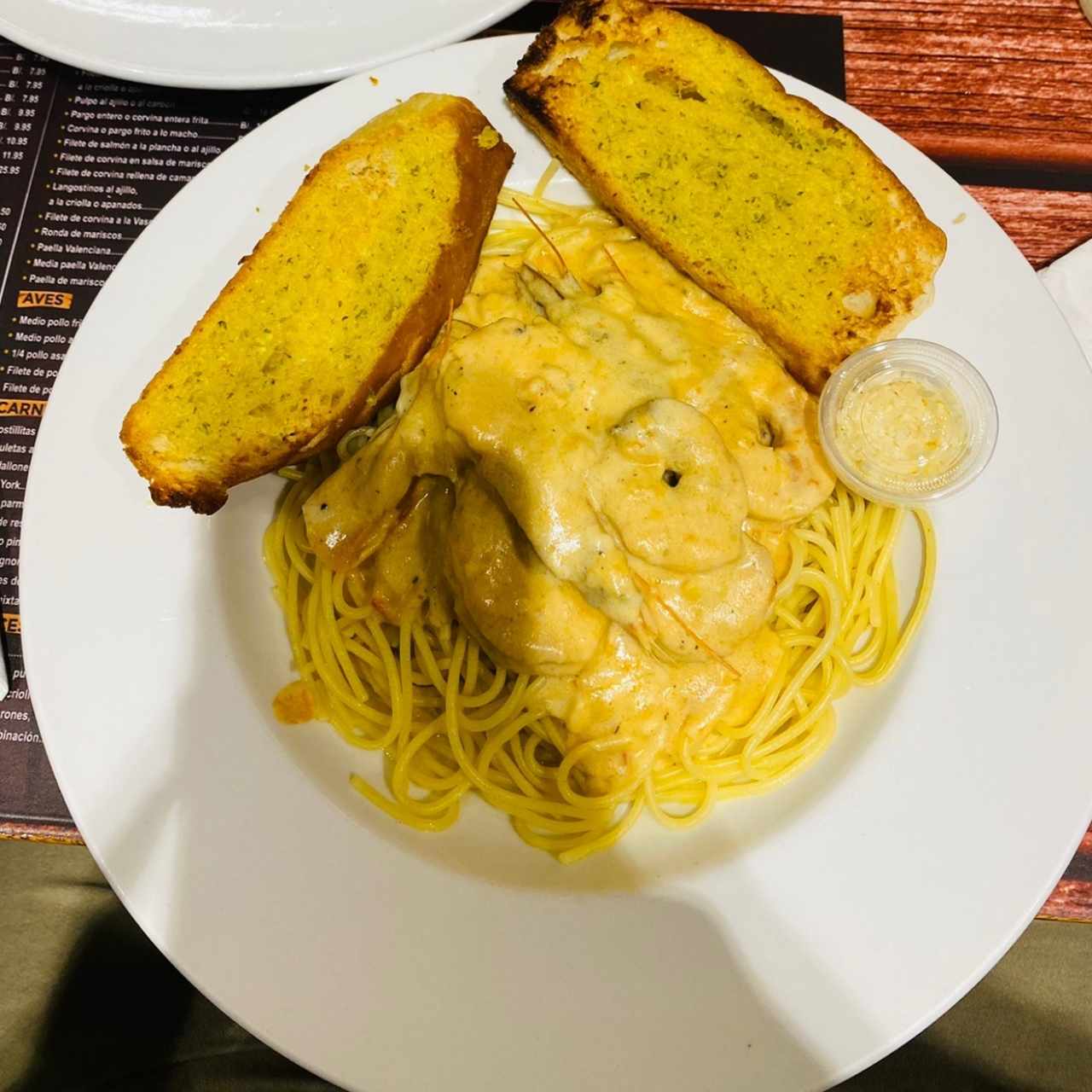 Pastas - Espaguetis con Langostinos