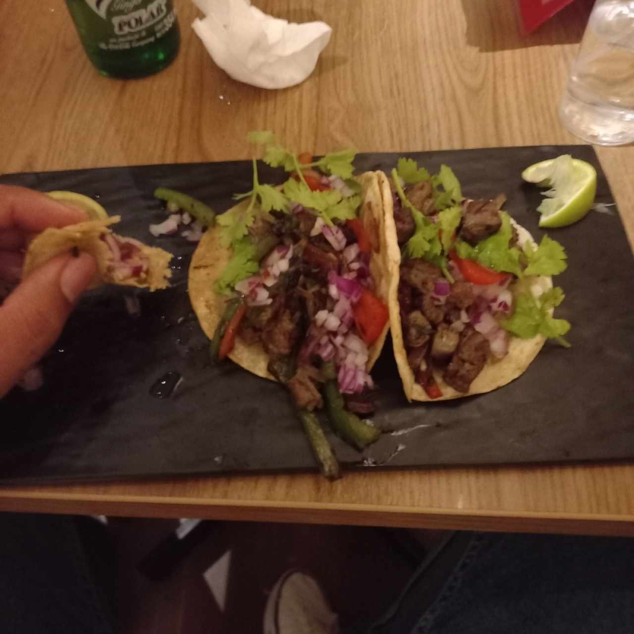 tacos arrechera 
