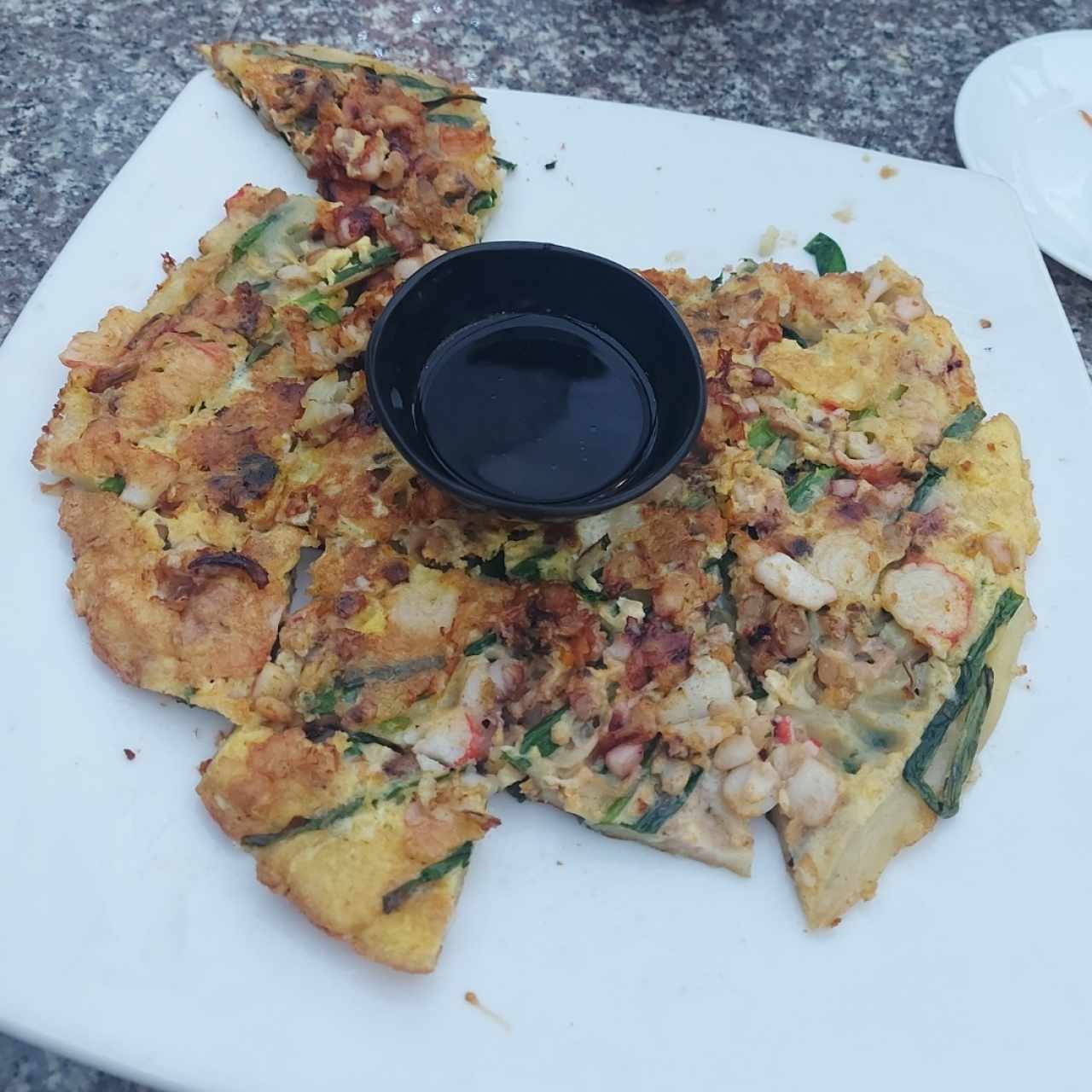 Pajeon de marisco 