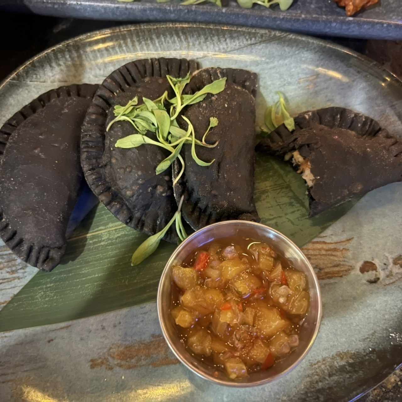 SMALL PLATES - Black Empanadas