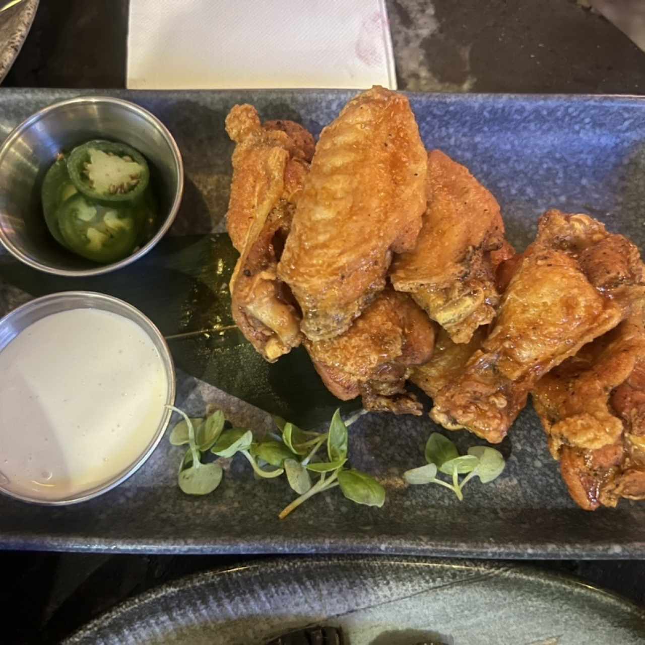 SMALL PLATES - Buffalo Hot Wings