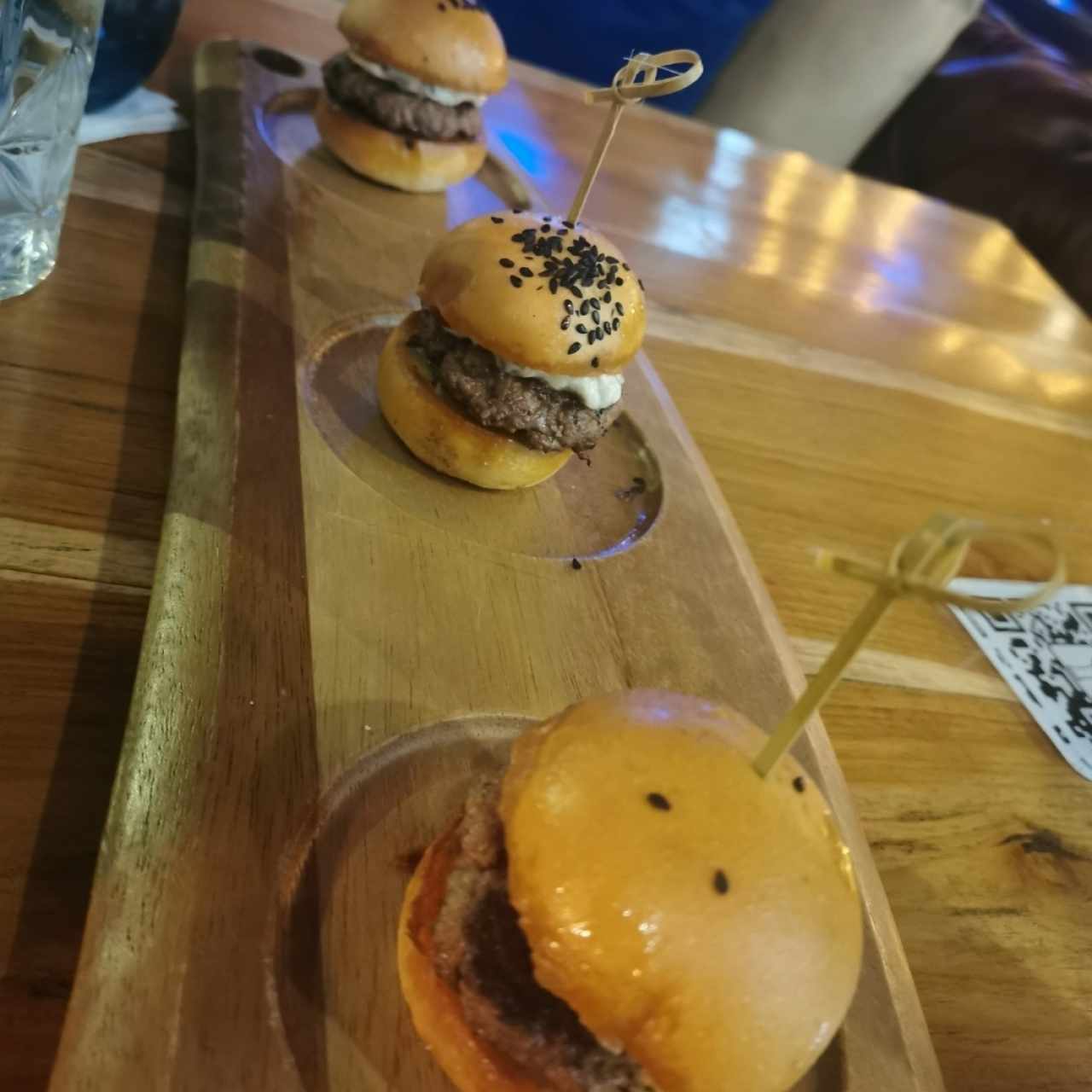 Mini hamburguesas bluemoon