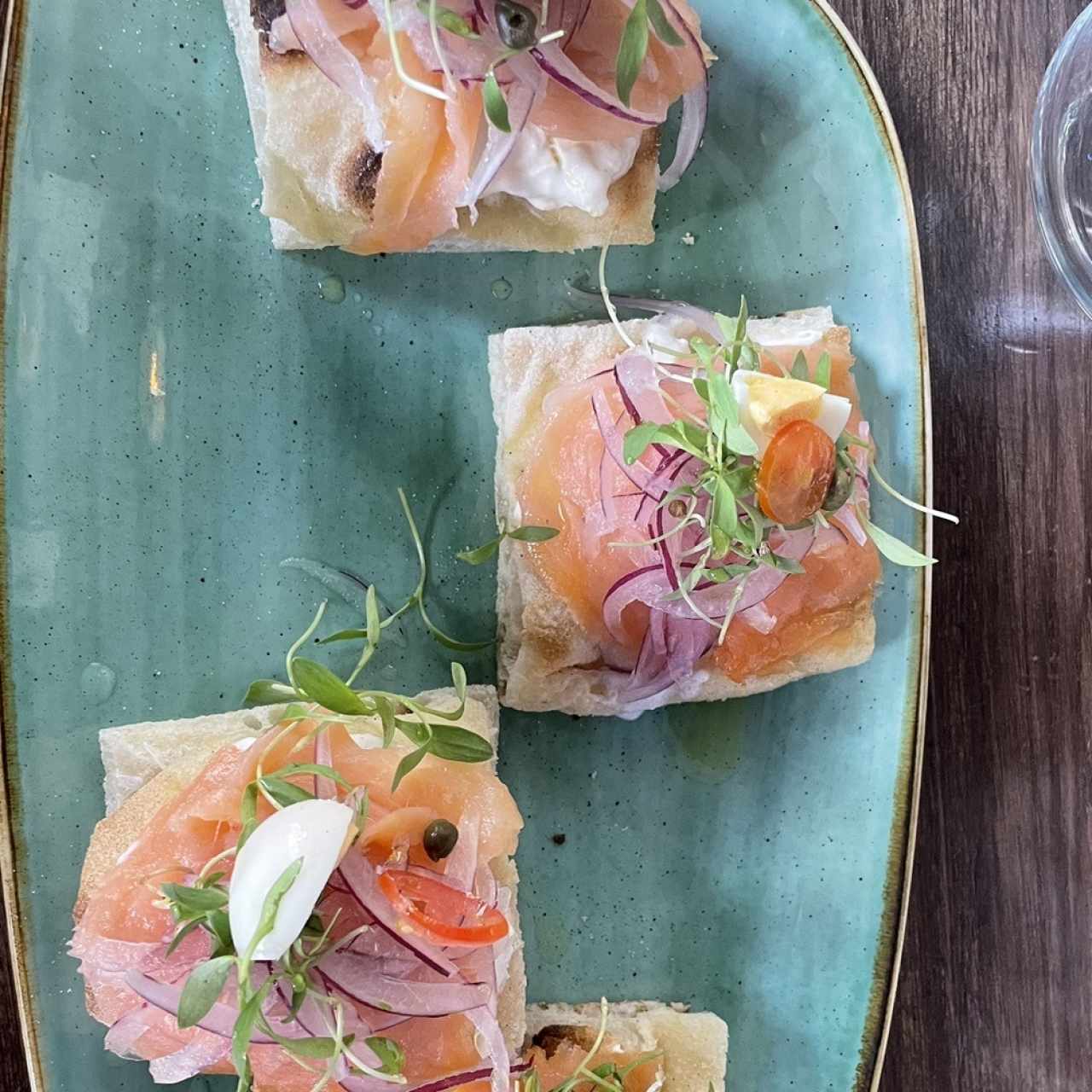 Brunch - Smoke Salmon Focaccia