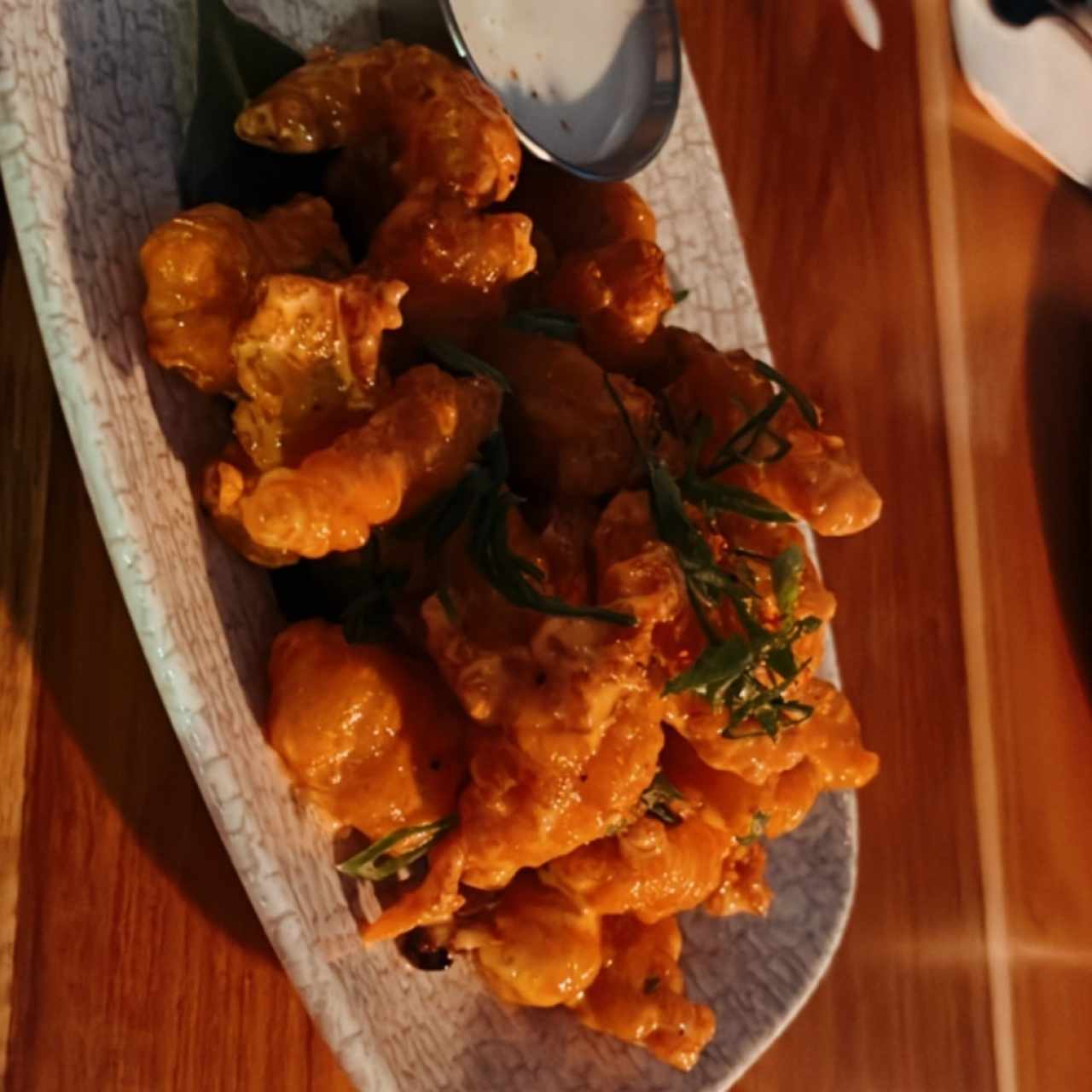 Spicy rock shrimp 