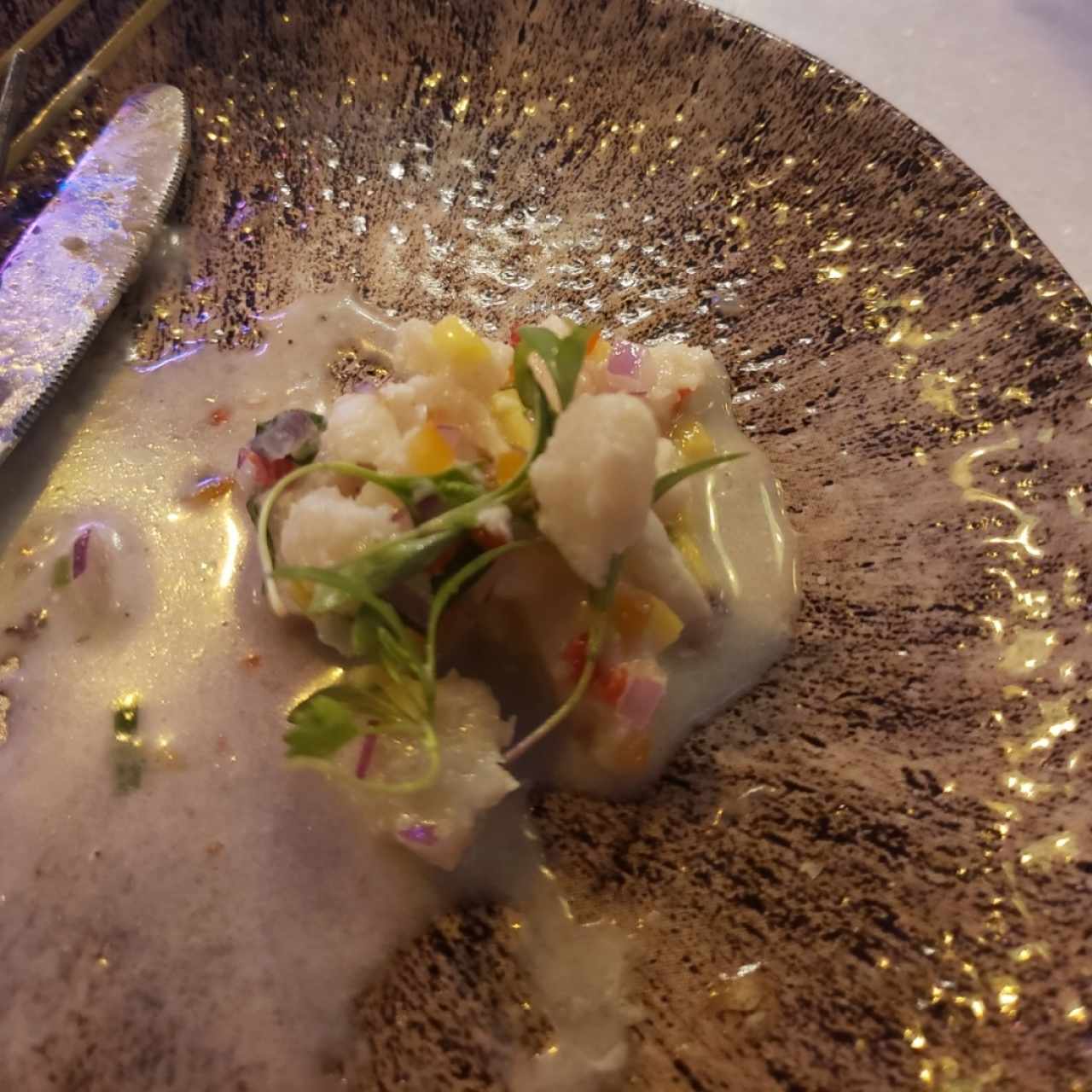 Ceviche de pescado 