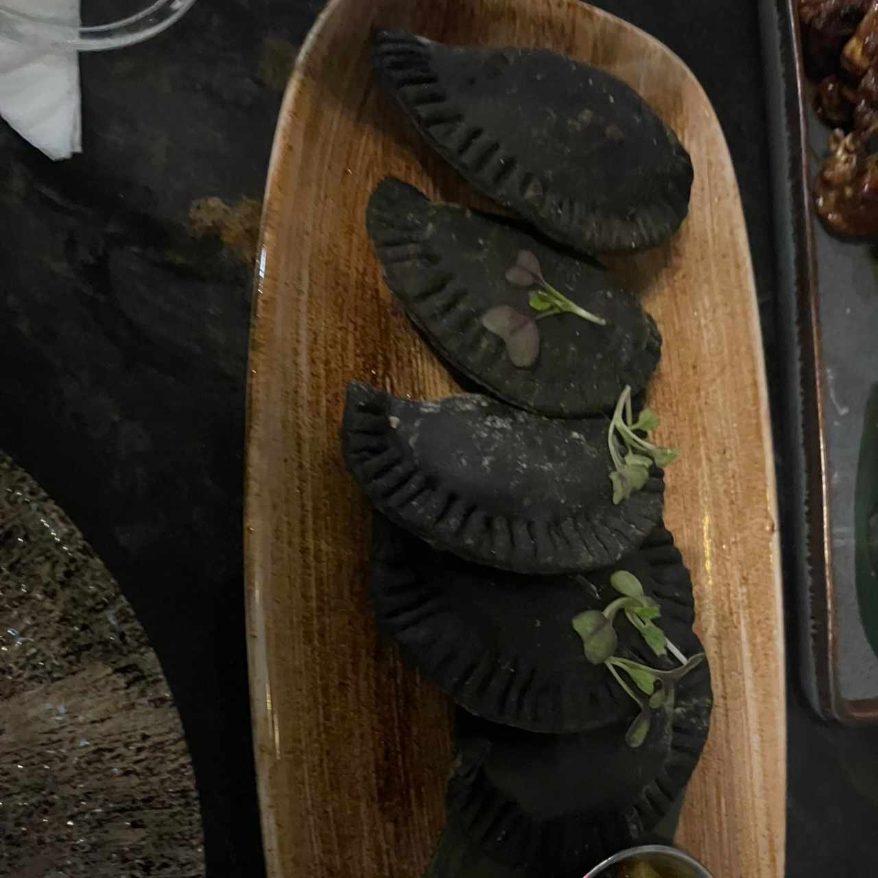 Black empanadas