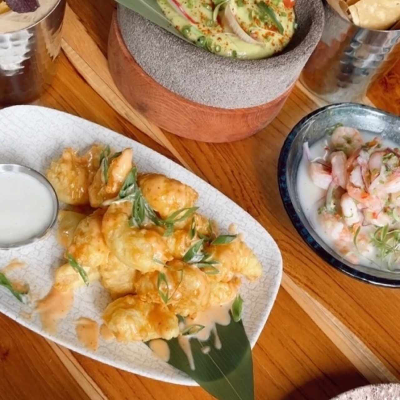 Camarones tempura 