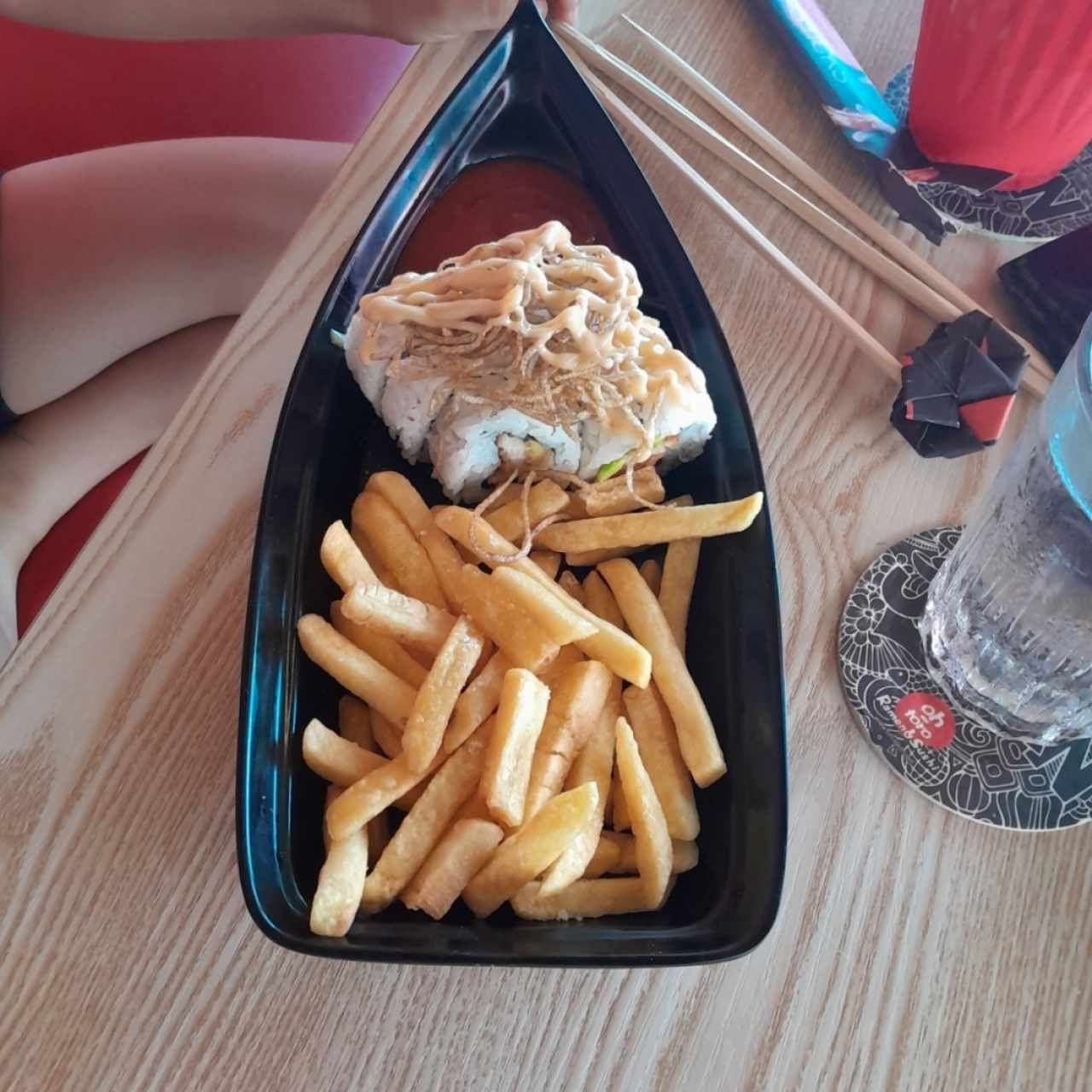 Mini Chicken Roll with French Fries