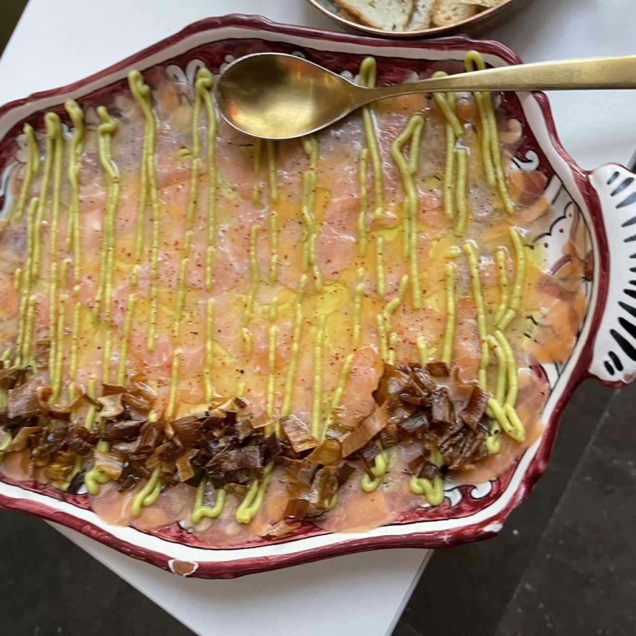Carpacio de salmon
