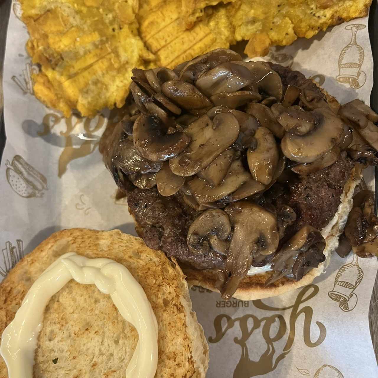 Mushroom burger