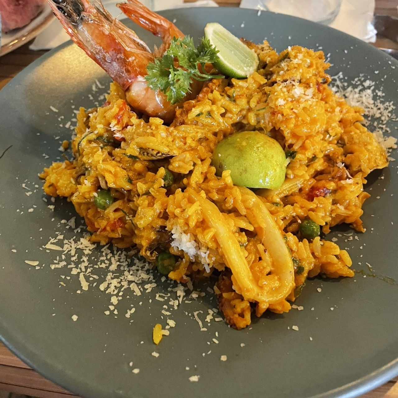 Platos Fuertes - Arroz Con Mariscos